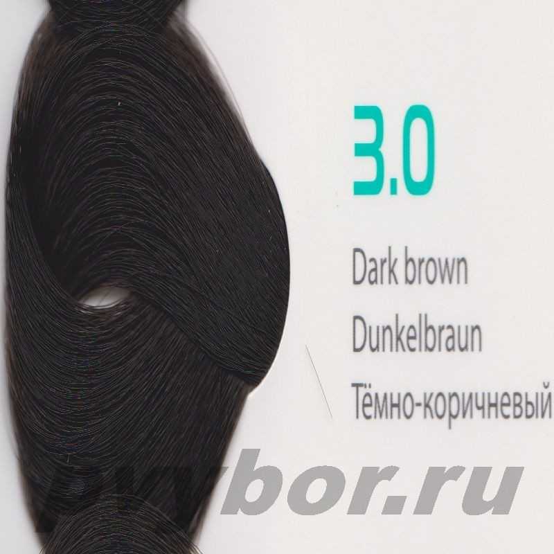 HY 3.0 Темно-коричневый Крем-краска для волос с Гиалуроновой кислотой серии “Hyaluronic acid”, 100мл, Kapous, Италия