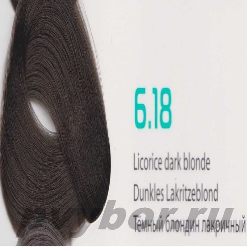 HY 6.18 Темный блондин лакричный Крем-краска для волос с Гиалуроновой кислотой серии “Hyaluronic acid”, 100мл, Kapous, Италия