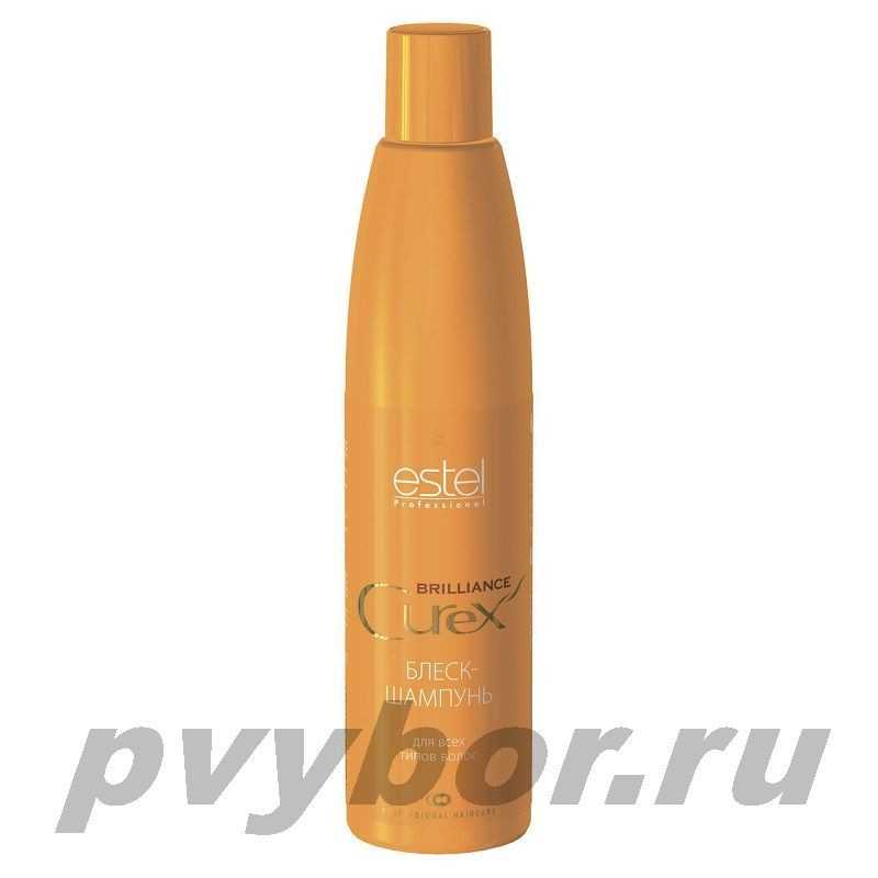 Блеск-шампунь для всех типов волос CUREX BRILLIANCE, 300 мл, ESTEL