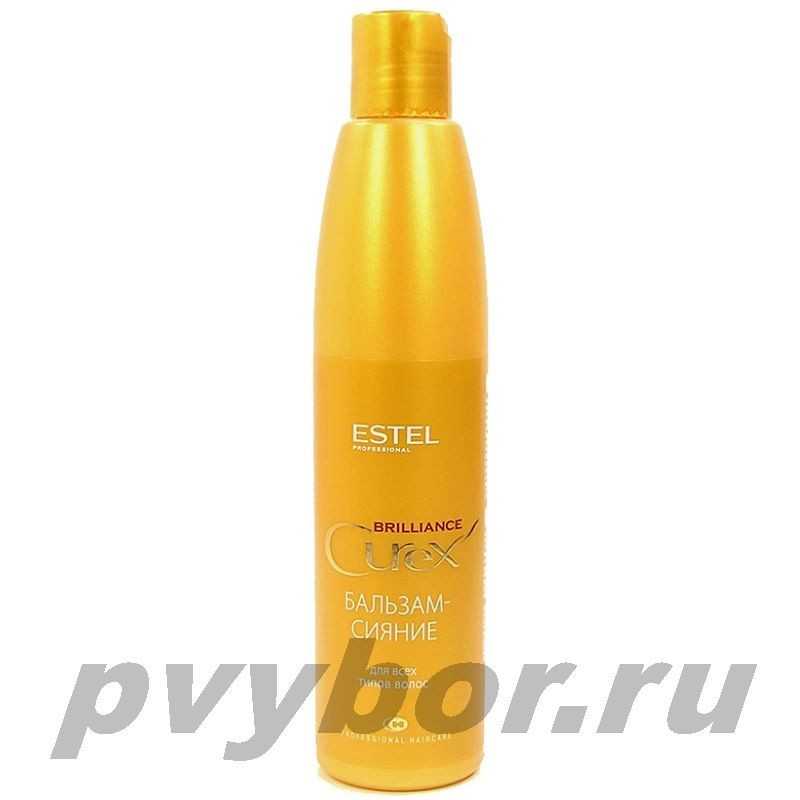 Бальзам-сияние и гладкость для всех типов волос CUREX BRILLIANCE, 250 мл, ESTEL