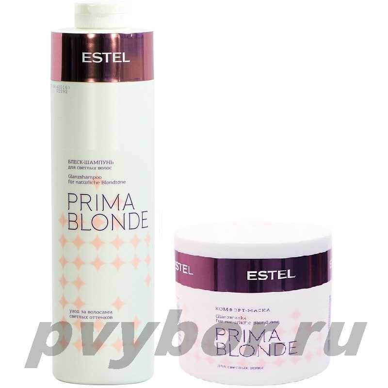 Блеск-шампунь для светлых волос ESTEL PRIMA BLONDE 1000 мл + МАСКА 300 мл