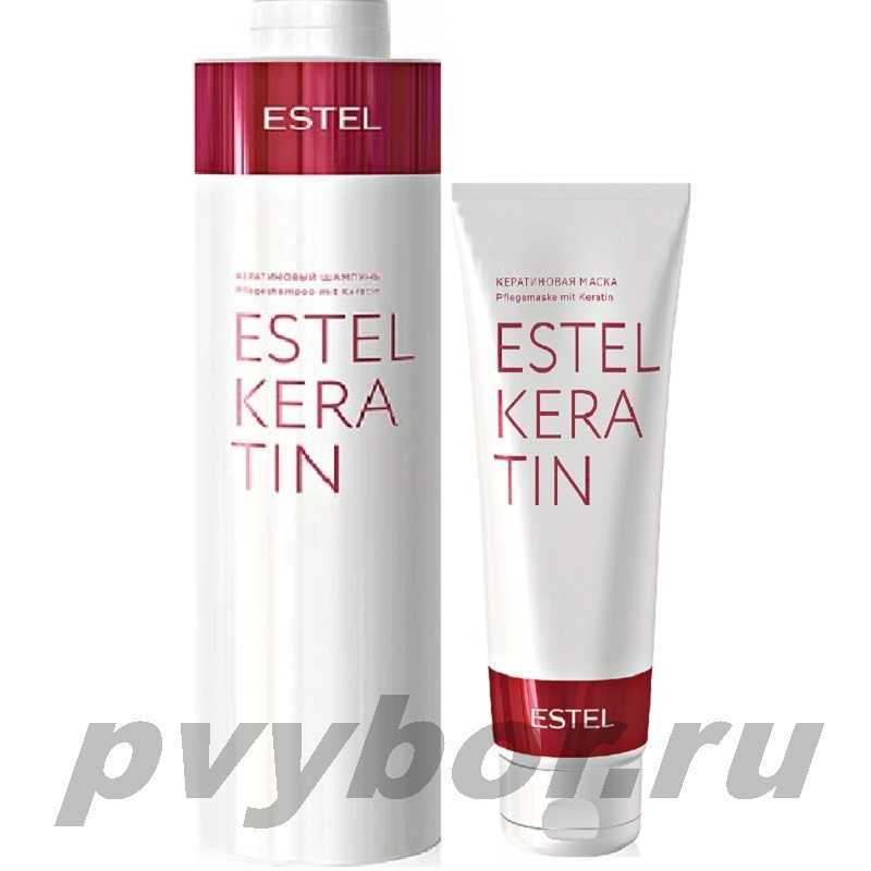 Кератиновый шампунь для волос ESTEL KERATIN, 1000 мл + Кератиновая маска для волос KERATIN, 250 мл