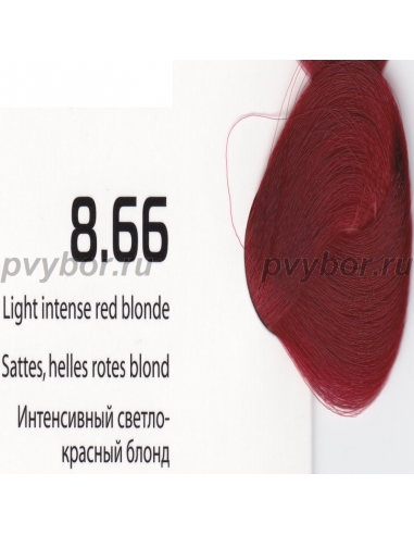Крем-краска линии Studio Professional 8.66 интенсивный светло-красный блонд 100мл, Kapous, Италия