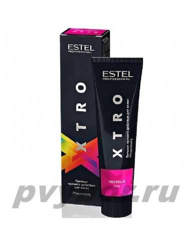Пигмент прямого действия для волос XTRO BLACK Розовый, 100 мл, ESTEL