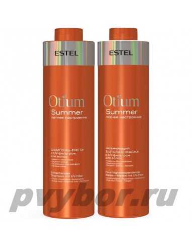 Шампунь-fresh c UV-фильтром для волос OTIUM SUMMER 1000 мл + бальзам 1000 мл ESTEL