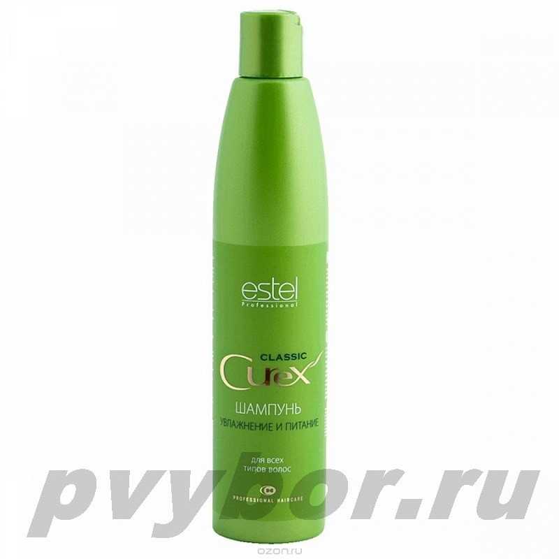 Шампунь Увлажнение и питание для всех типов волос CUREX CLASSIC (300 мл) ESTEL