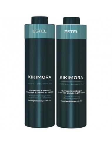 Ультраувлажняющий торфяной шампунь для волос KIKIMORA + бальзам 1000 мл, ESTEL