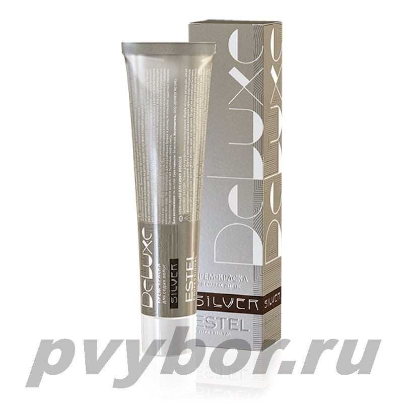 9/37 Крем-краска De Luxe Silver, светлый блондин золотисто-коричневый ESTEL 60 мл