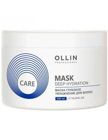 Маска глубокое увлажнение для волос Deep Hydration Mask For Hair CARE 500 мл OLLIN Professional
