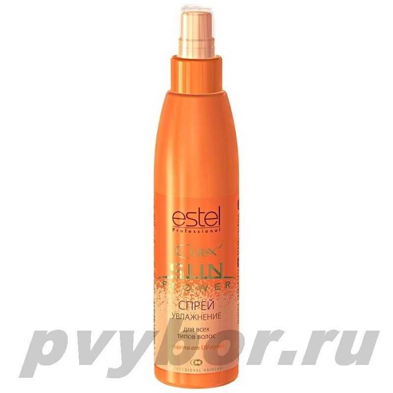 Спрей Увлажнение Защита от UV-лучей для всех типов волос CUREX SUNFLOWER (200 мл) ESTEL